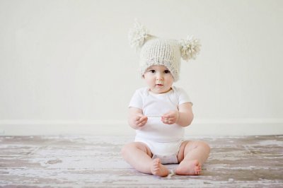 ニット帽赤ちゃん
